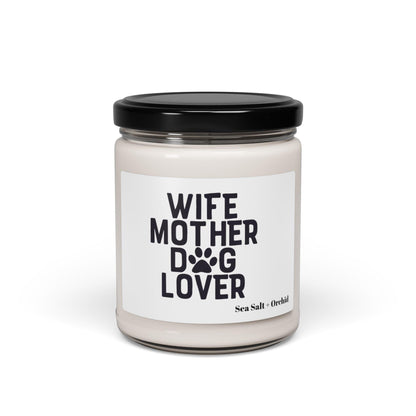 Wife Mother Dog Lover Scented Soy Candle - Shih Tzu Gifts