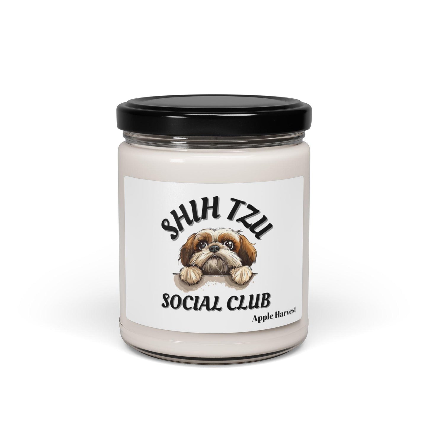 Shih Tzu Social Club Scented Soy Candle - Shih Tzu Gifts