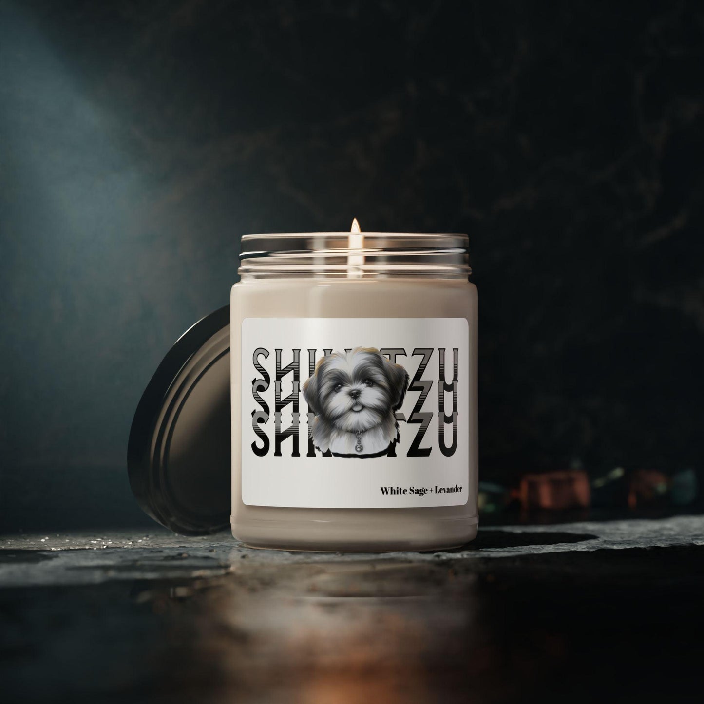 Shih Tzu Stack Scented Soy Candle - Perfect Gift for Dog Lovers