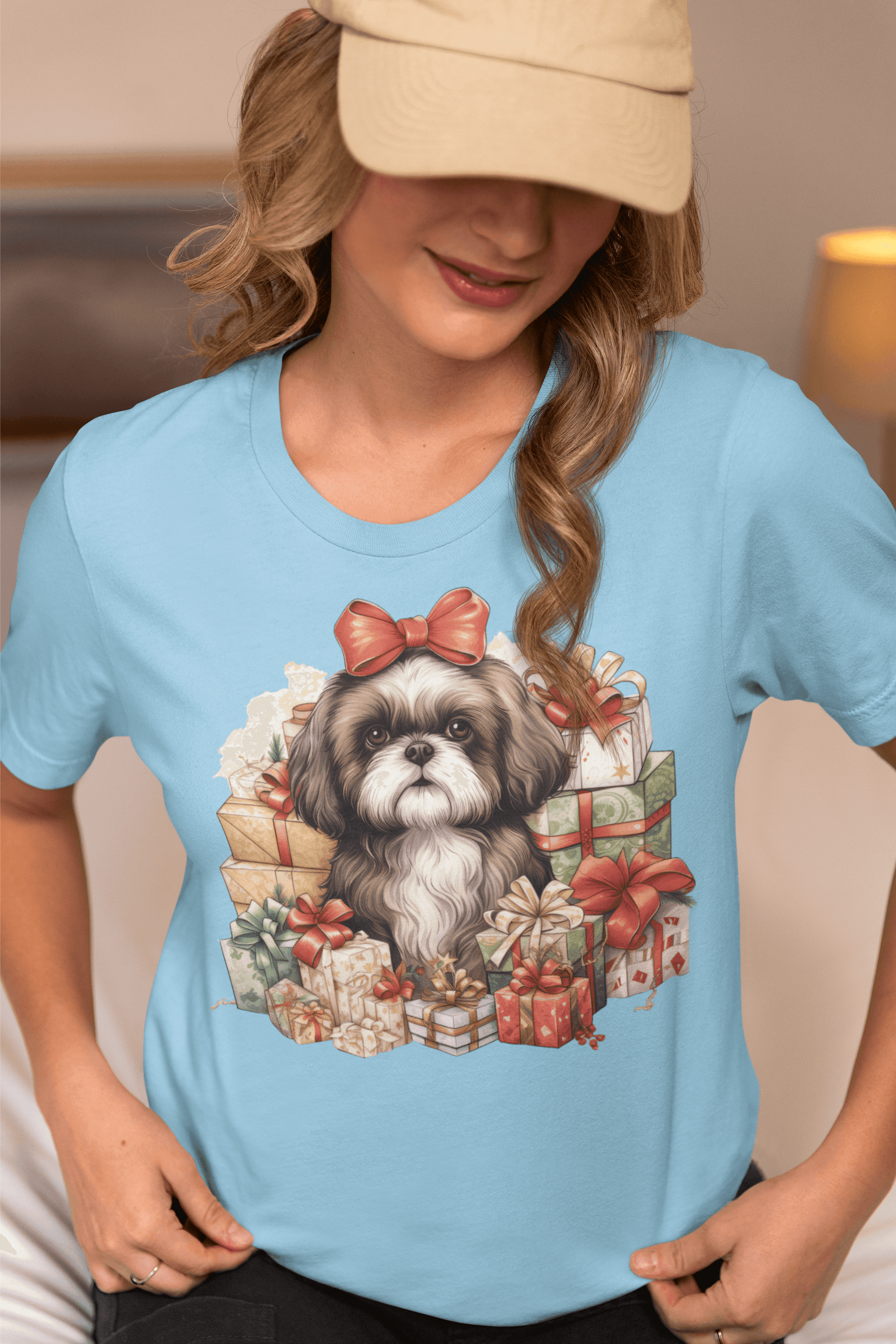 Christmas Gifts Shih Tzu T-Shirt – Perfect Holiday Gift for Dog Lovers - Shih Tzu Gifts