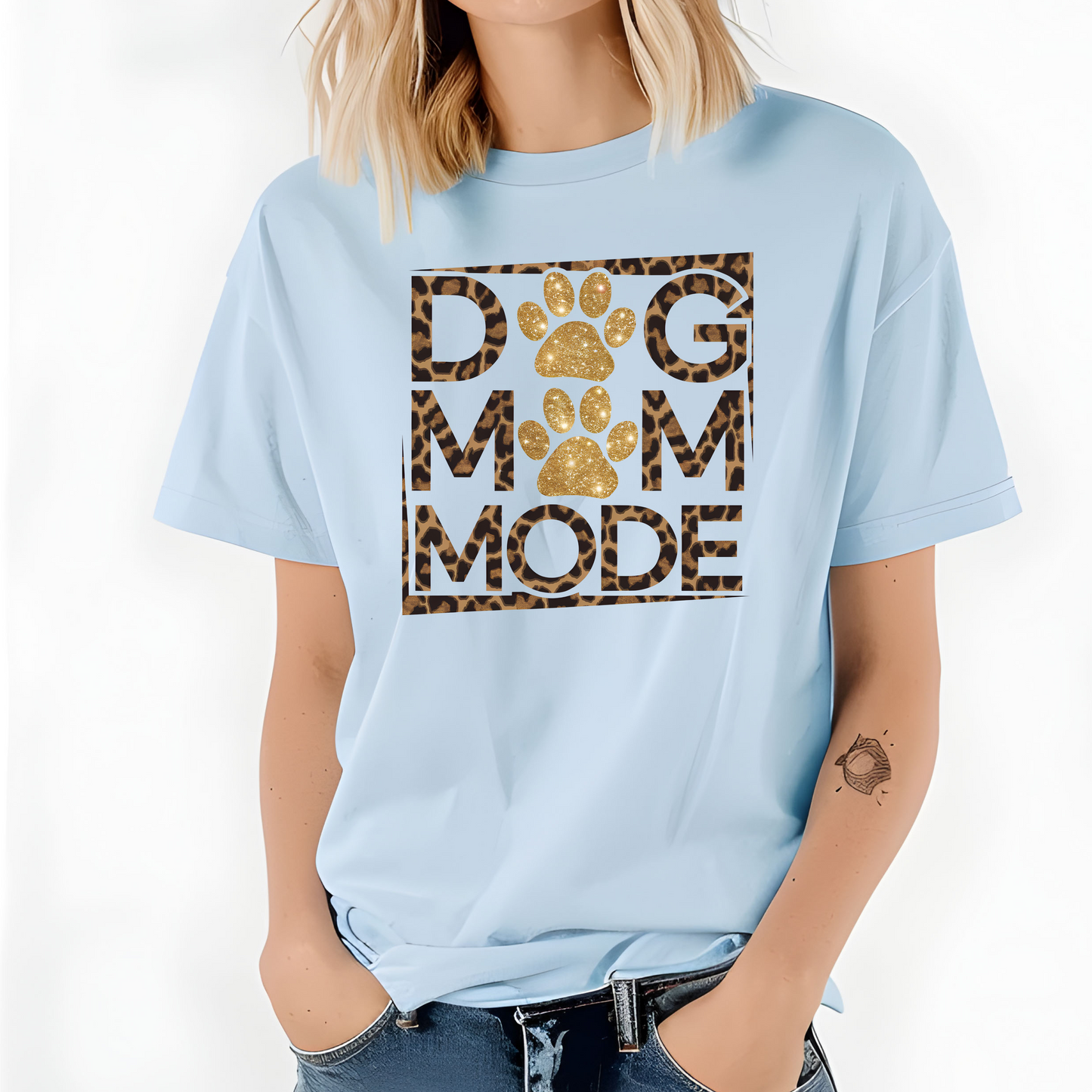 Dog Mom Mode T-Shirt – Cute Gift for Dog Lovers and Pet Parents