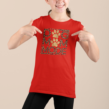 Dog Mom Mode Youth T-Shirt – Cute Gift for Kids Who Love Dogs