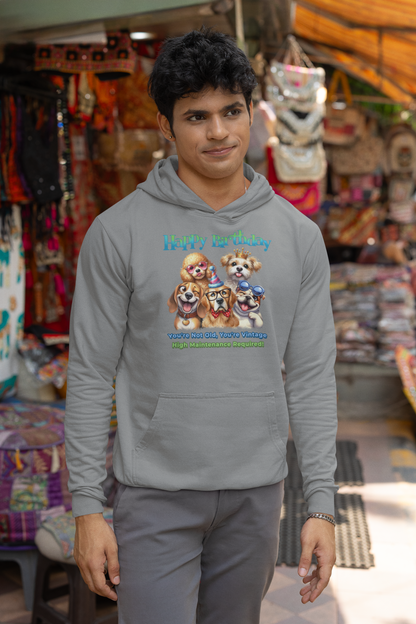 Funny Dog Birthday Hoodie – You’re Not Old, You’re Vintage Gift