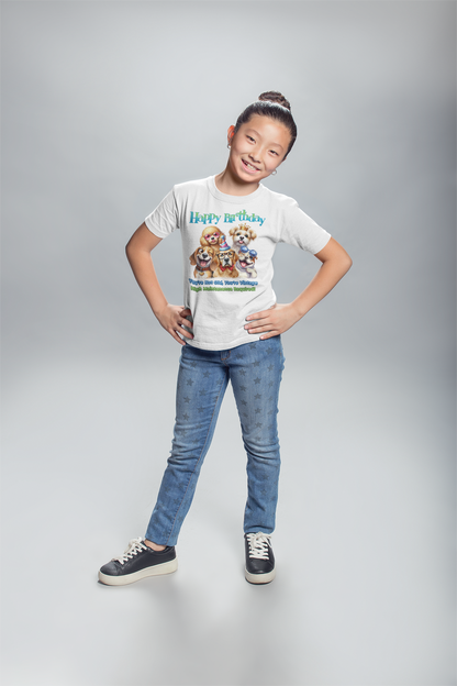 Funny Dog Birthday Youth Tee – You’re Not Old, You’re Vintage!