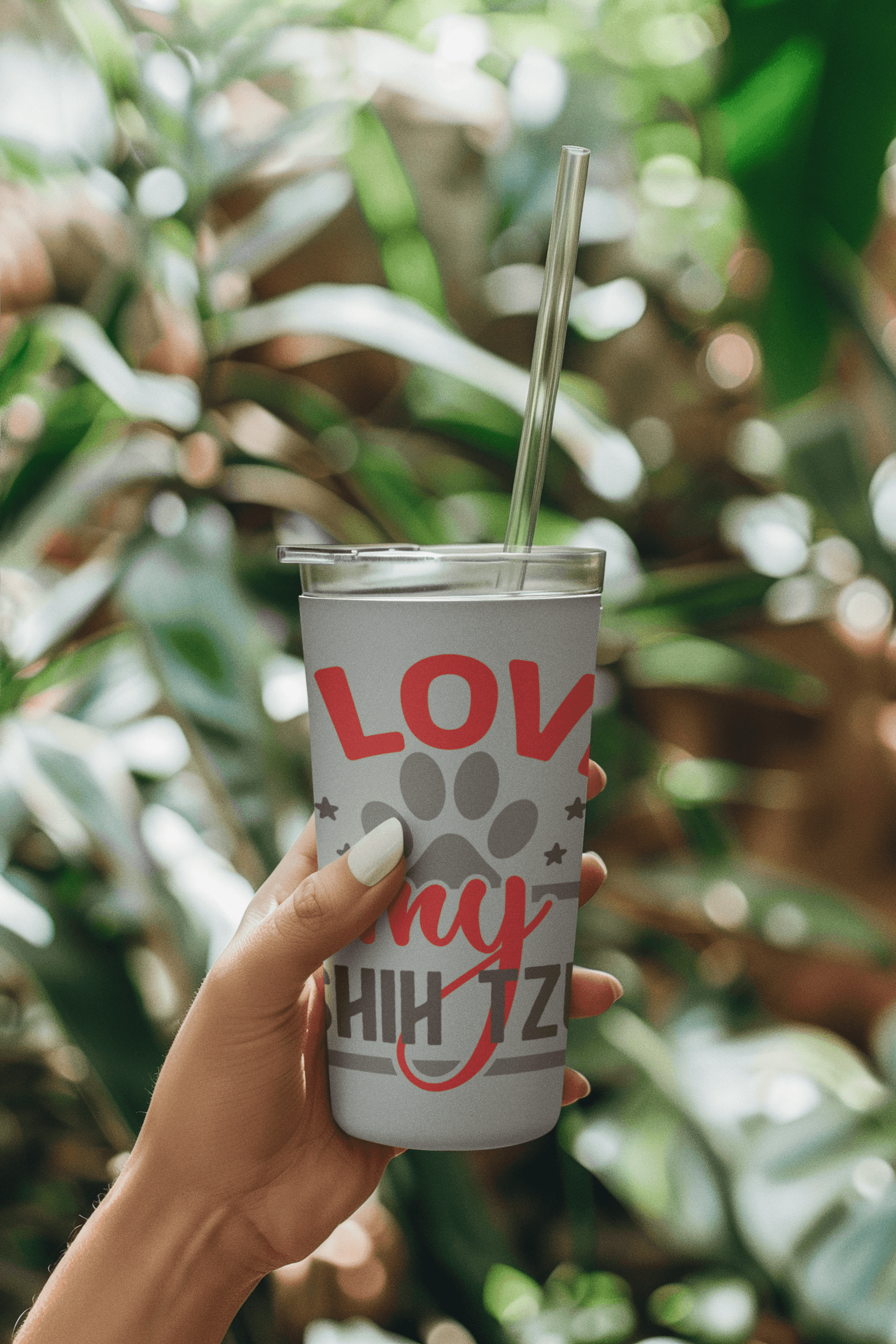 I Love My Shih Tzu Tumbler - Shih Tzu Gifts
