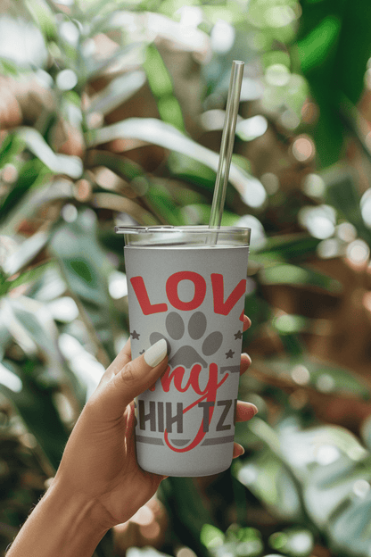 I Love My Shih Tzu Tumbler - Shih Tzu Gifts