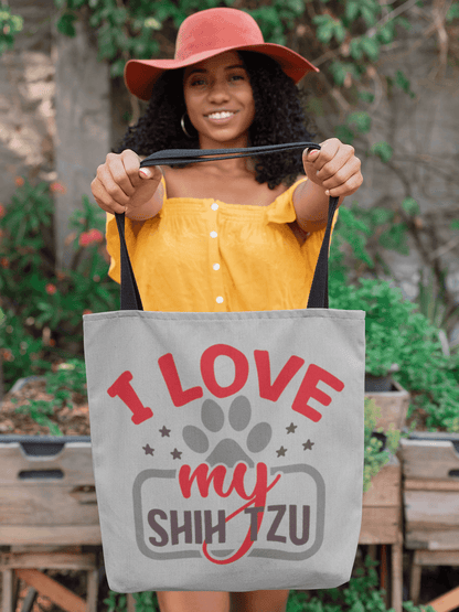 I Love My Shih Tzu Tote Bag - Shih Tzu Gifts