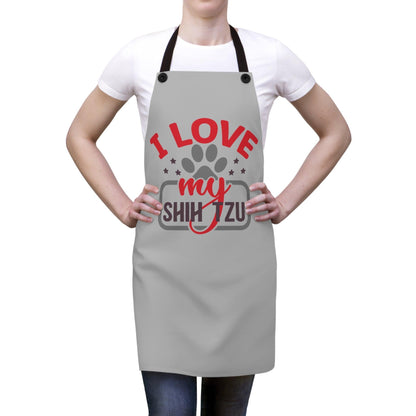 I Love My Shih Tzu Apron - Shih Tzu Gifts