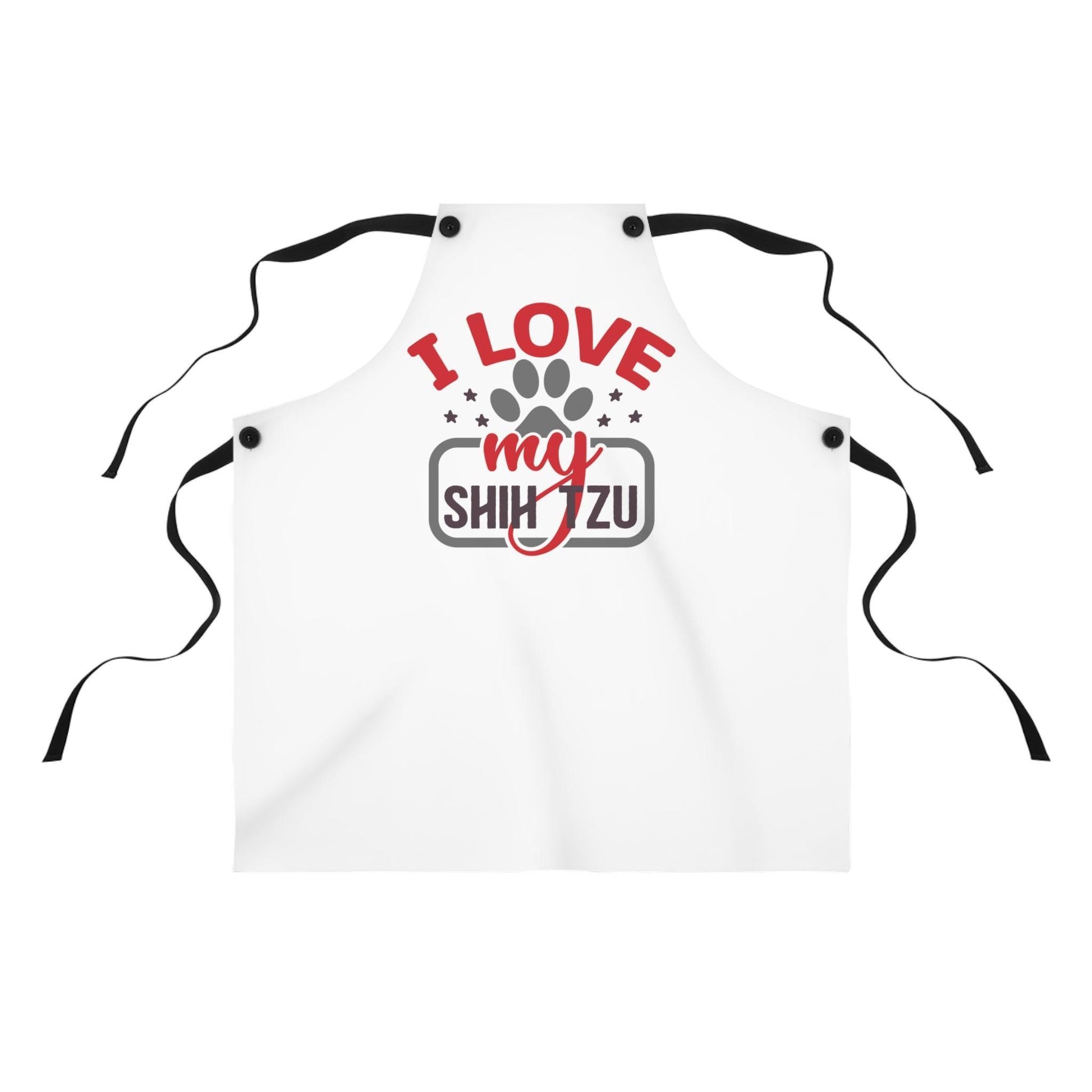 I Love My Shih Tzu Apron - Shih Tzu Gifts