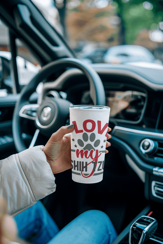 I Love My Shih Tzu Tumbler - Shih Tzu Gifts