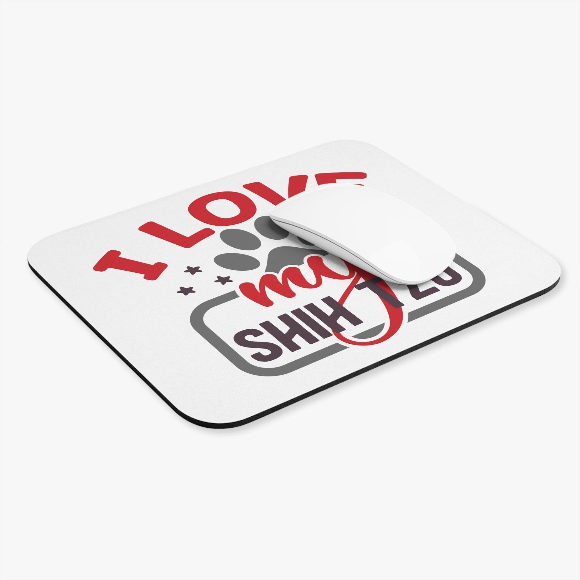 I Love My Shih Tzu Mouse Pad - Shih Tzu Gifts