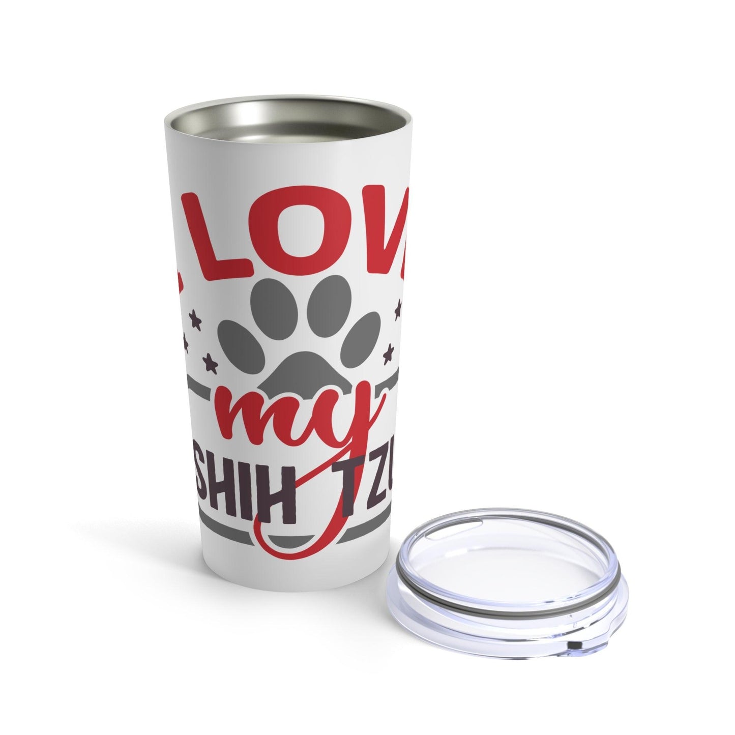 I Love My Shih Tzu Tumbler - Shih Tzu Gifts