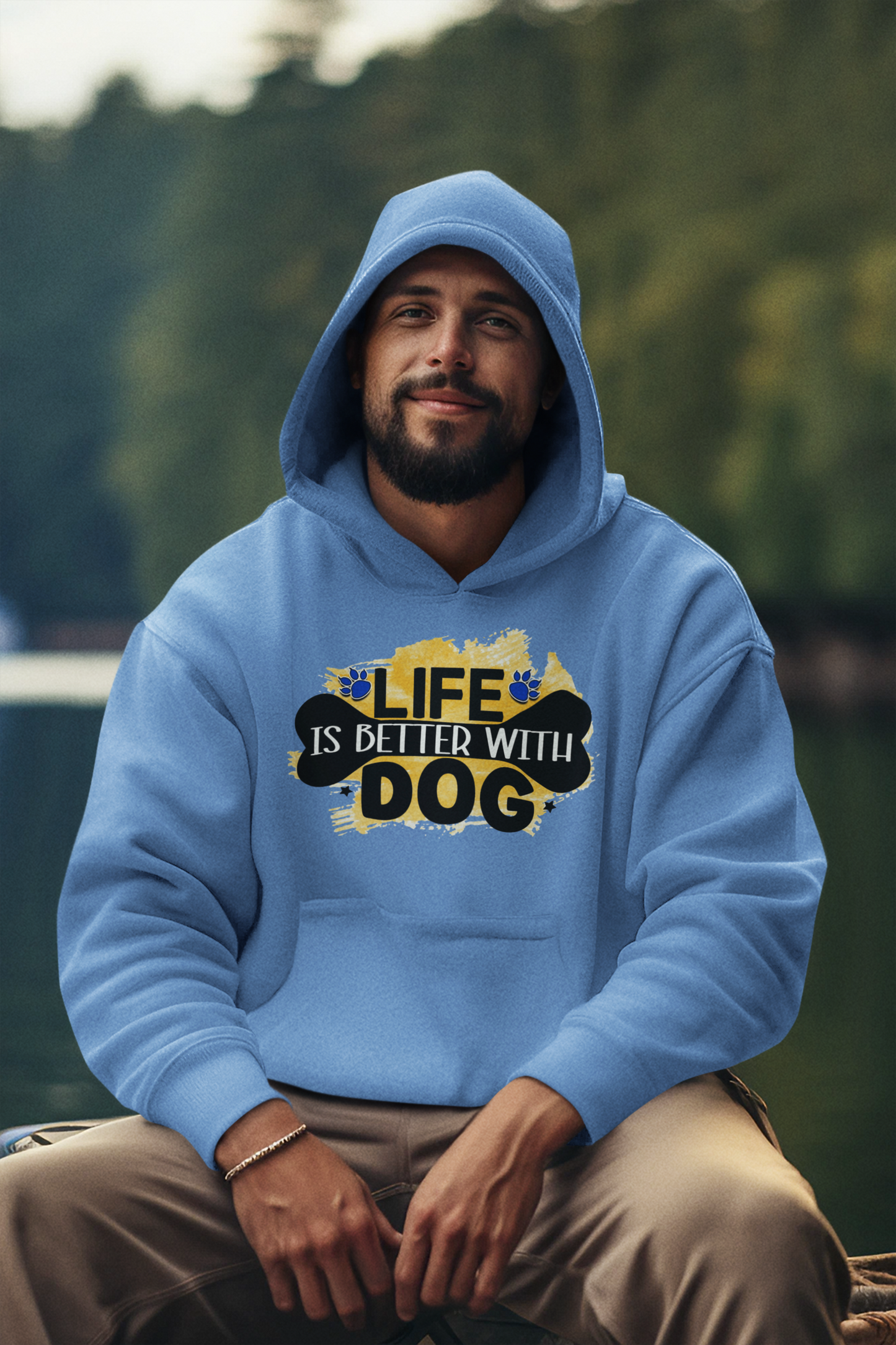 Life Is Better With Dog Hoodie – Cozy Gift for Dog Lovers & Owners