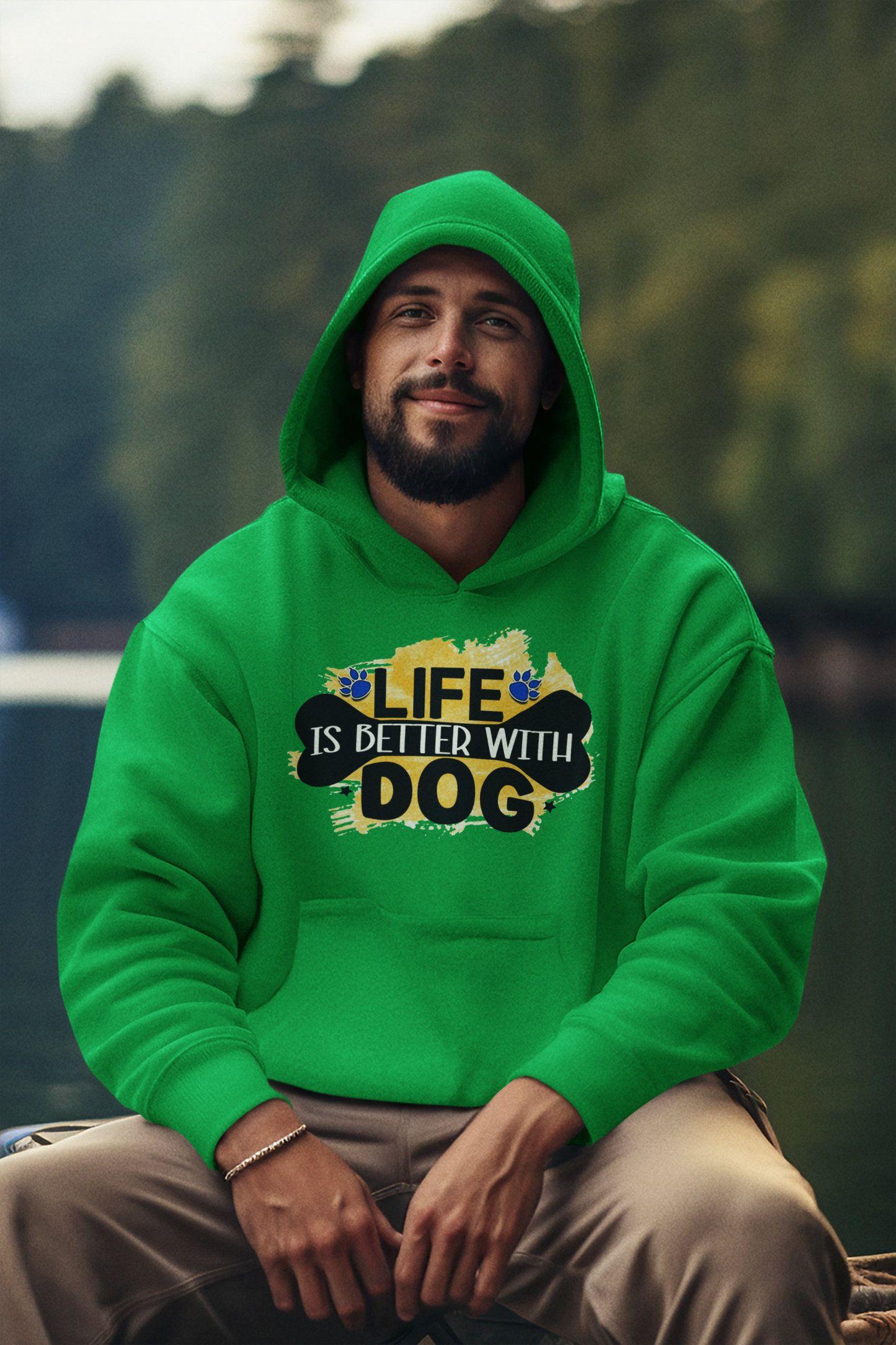 Life Is Better With Dog Hoodie – Cozy Gift for Dog Lovers & Owners
