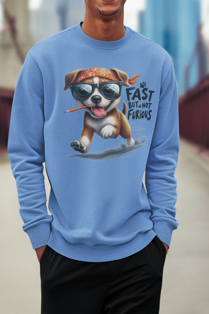 Fast But Not Furious Sweatshirt – Funny Gift for Car or Dog Lovers