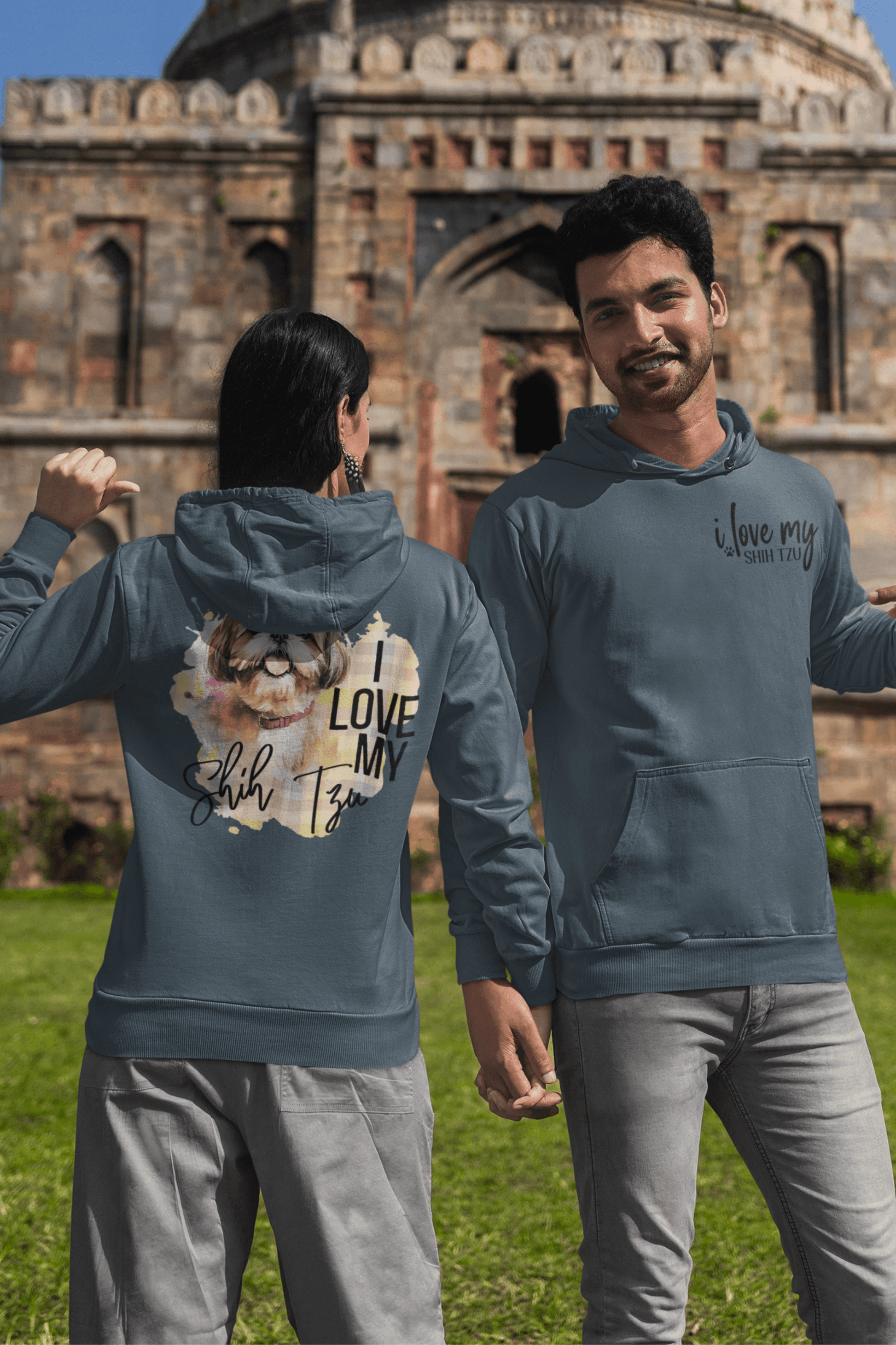 I Love My Shih Tzu Hooded Sweatshirt - Shih Tzu Gifts