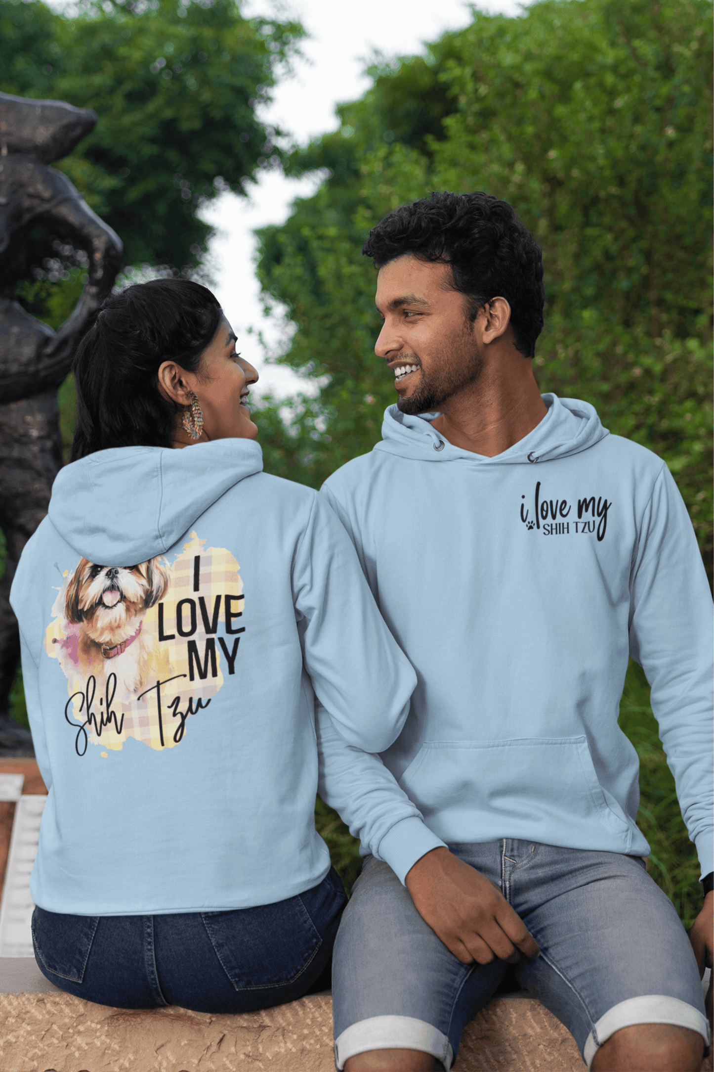 I Love My Shih Tzu Hooded Sweatshirt - Shih Tzu Gifts