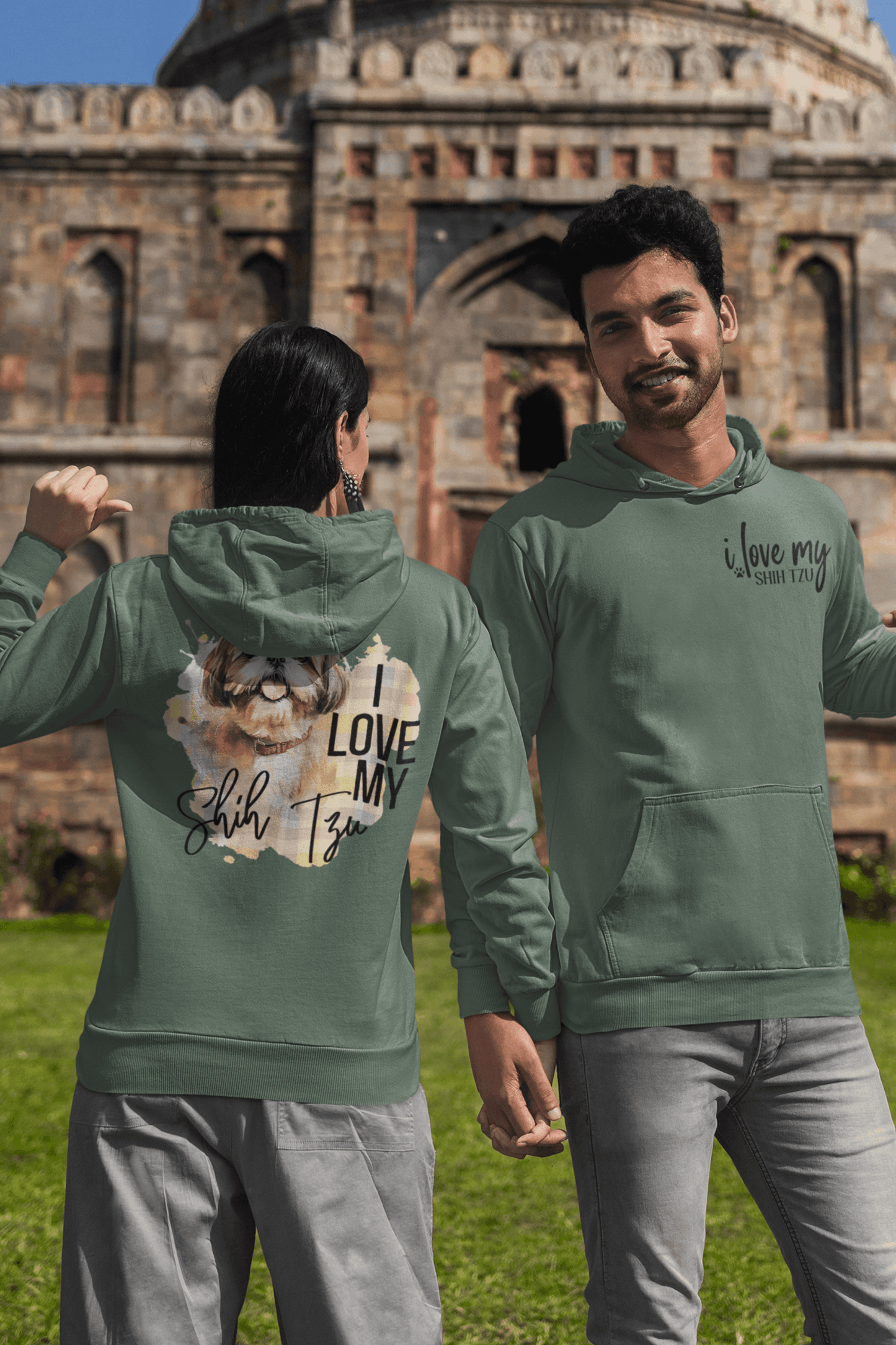 I Love My Shih Tzu Hooded Sweatshirt - Shih Tzu Gifts