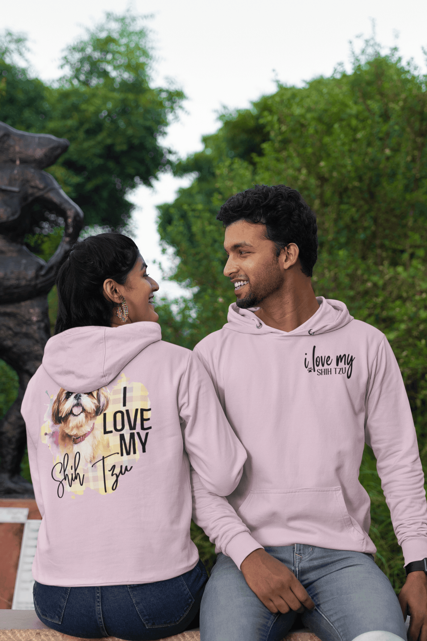 I Love My Shih Tzu Hooded Sweatshirt - Shih Tzu Gifts