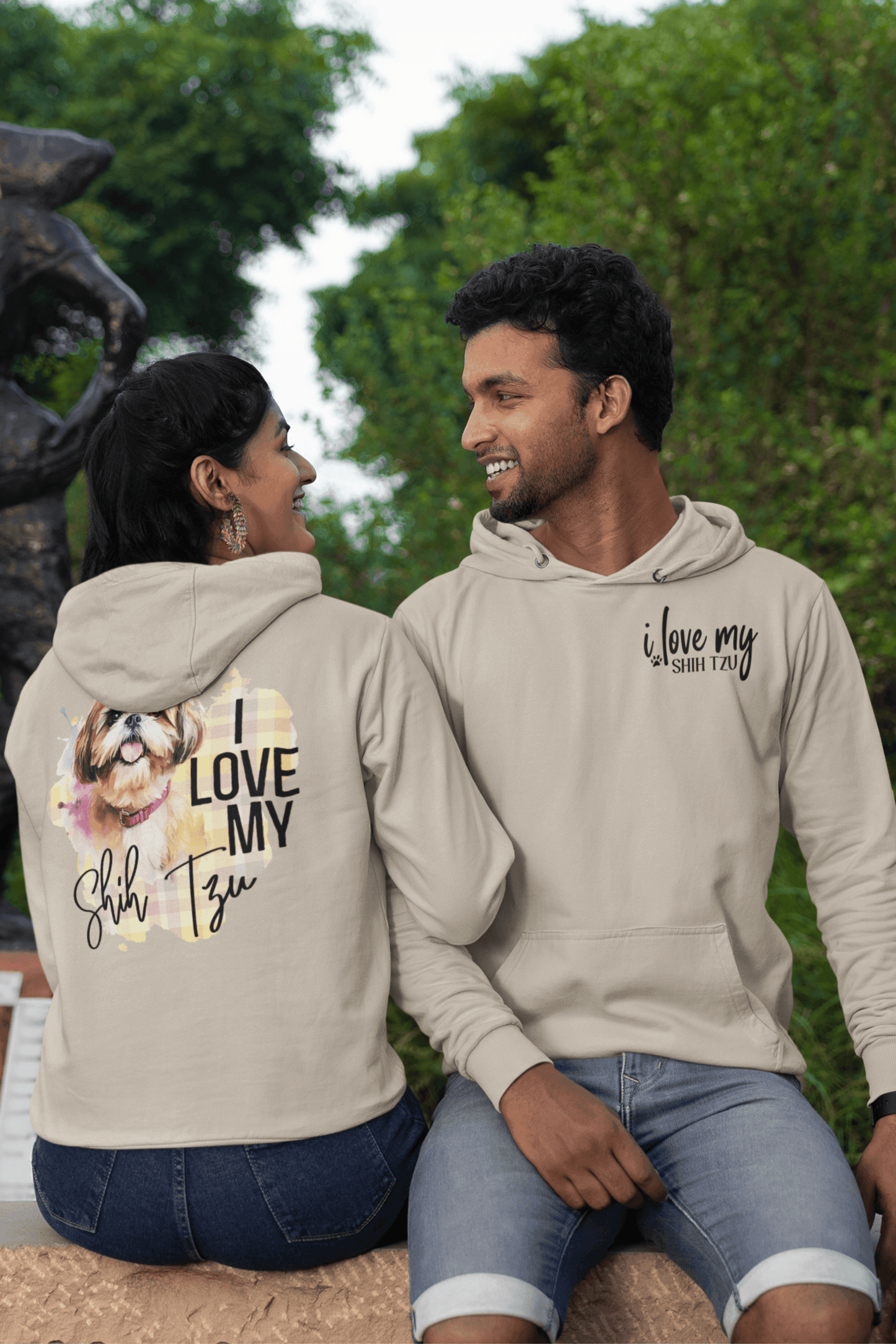 I Love My Shih Tzu Hooded Sweatshirt - Shih Tzu Gifts