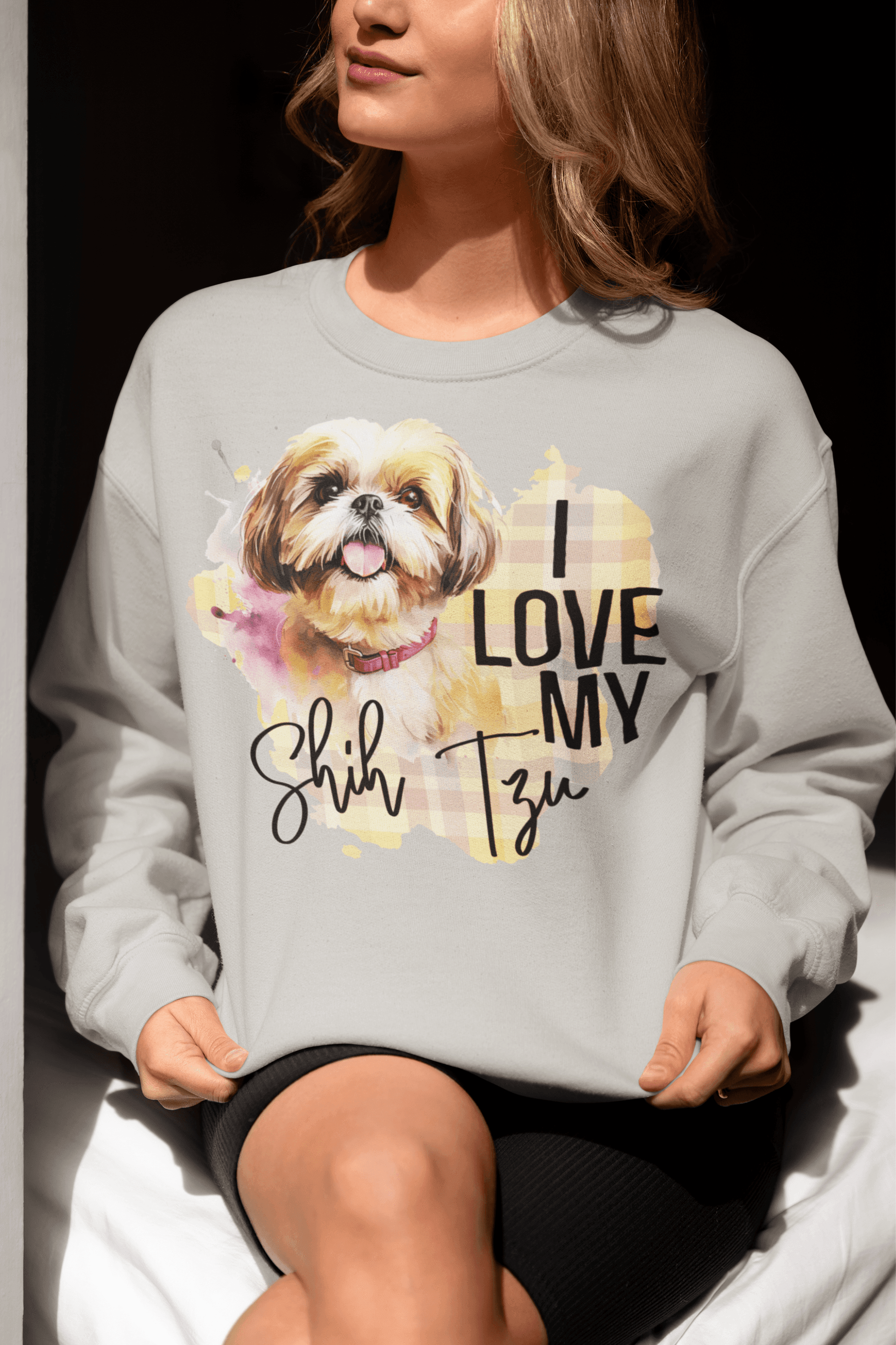 I Love My Shih Tzu Sweatshirt - Shih Tzu Gifts