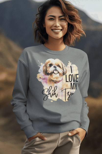 I Love My Shih Tzu Sweatshirt - Shih Tzu Gifts