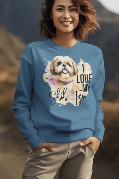 I Love My Shih Tzu Sweatshirt - Shih Tzu Gifts