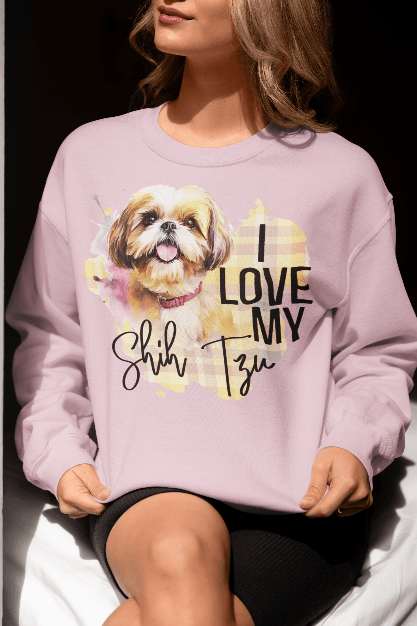I Love My Shih Tzu Sweatshirt - Shih Tzu Gifts