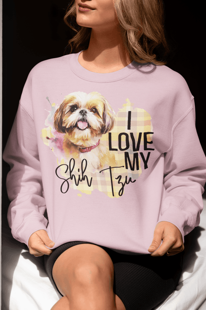 I Love My Shih Tzu Sweatshirt - Shih Tzu Gifts