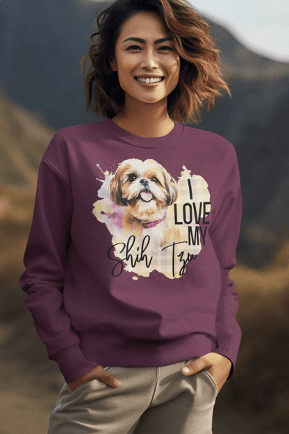 I Love My Shih Tzu Sweatshirt - Shih Tzu Gifts