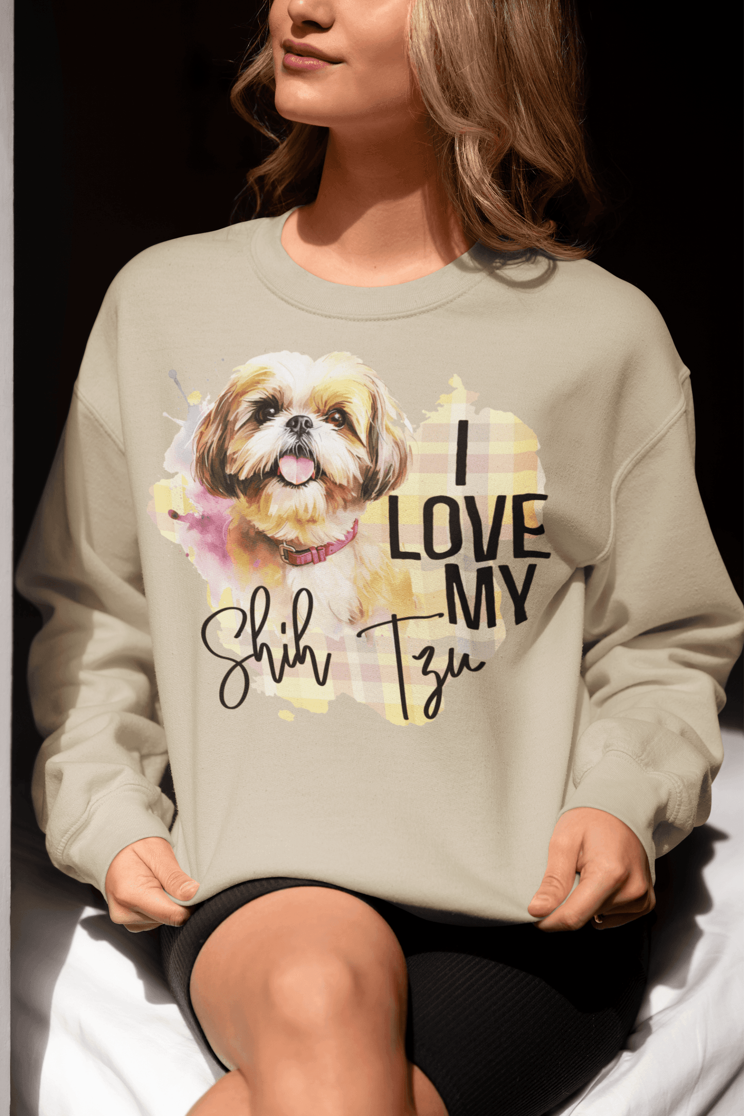 I Love My Shih Tzu Sweatshirt - Shih Tzu Gifts