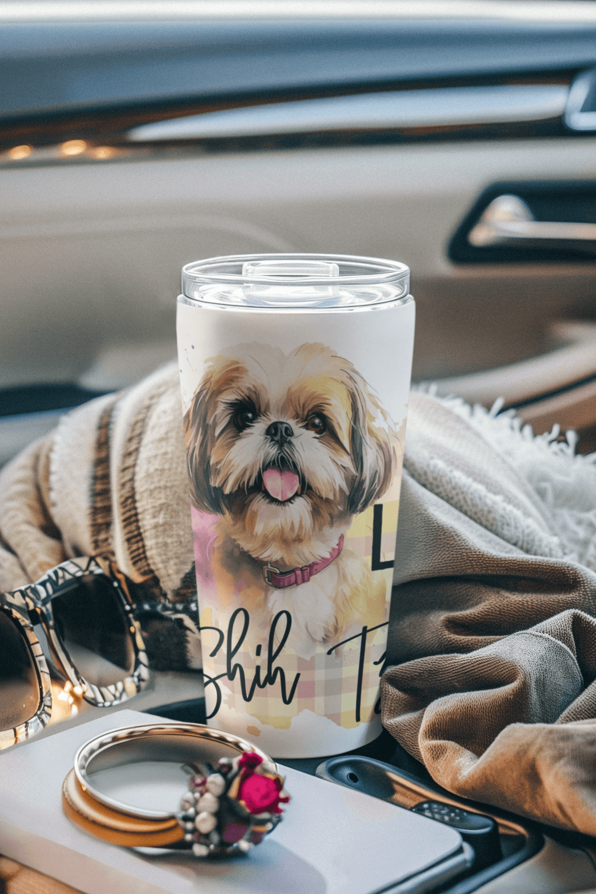 I Love My Shih Tzu Tumbler - Shih Tzu Gifts