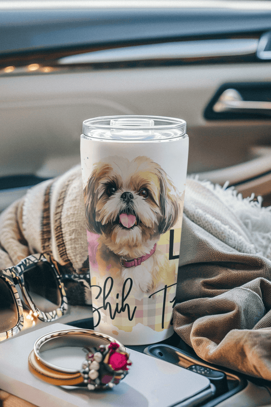I Love My Shih Tzu Tumbler - Shih Tzu Gifts
