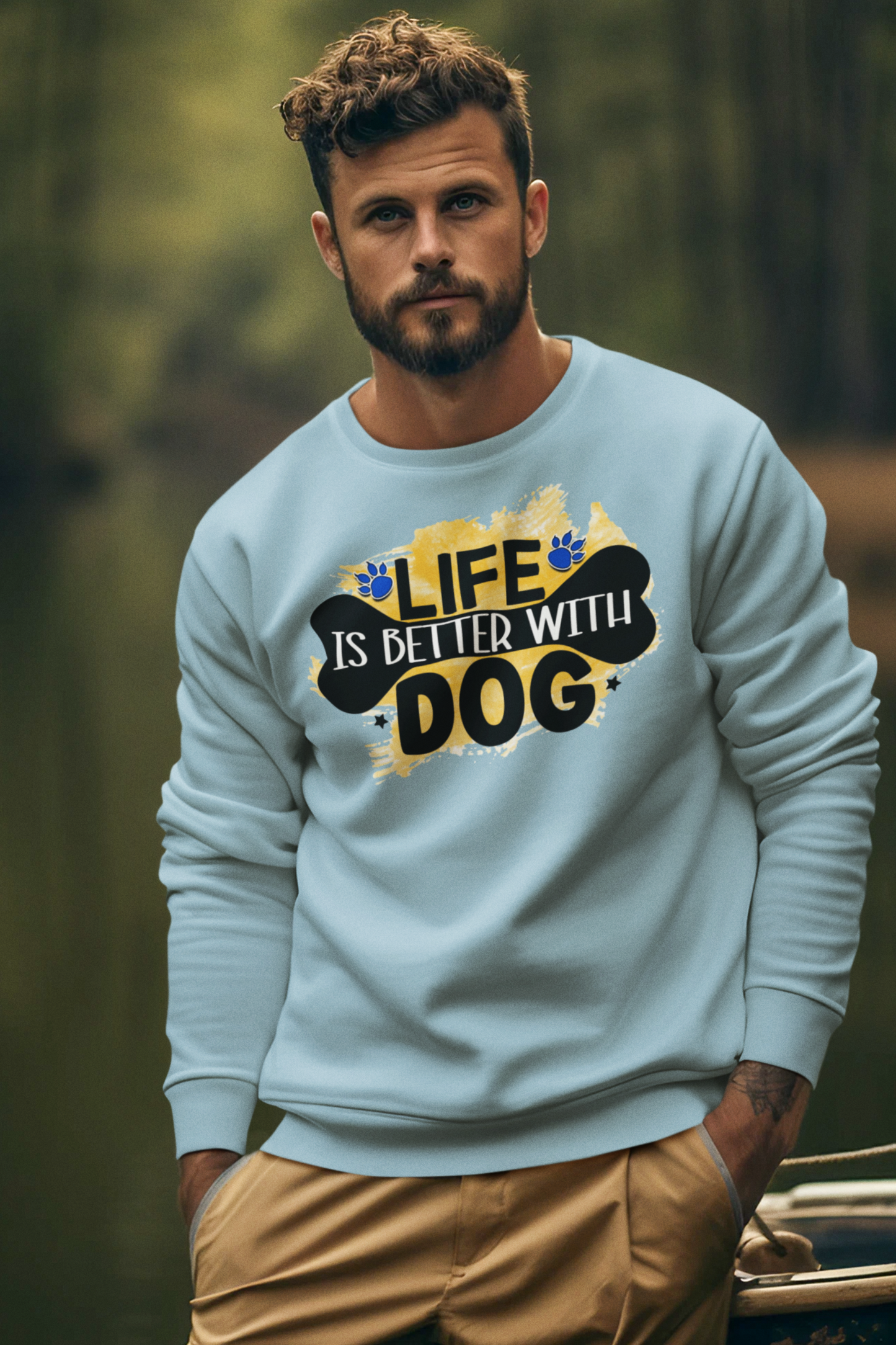 Life Is Better With Dog Sweatshirt - Perfect Gift for Dog Lovers