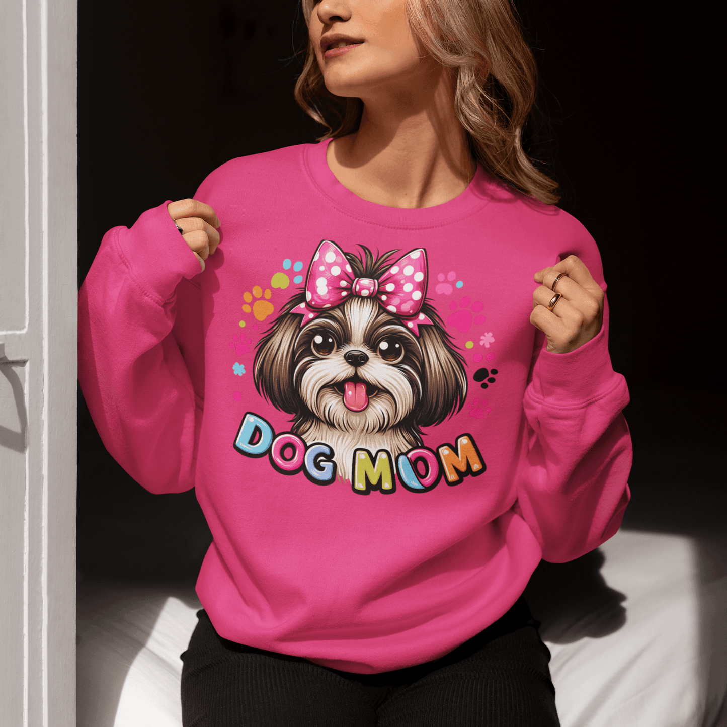 Shih Tzu Dog Mom Sweatshirt - Shih Tzu Gifts