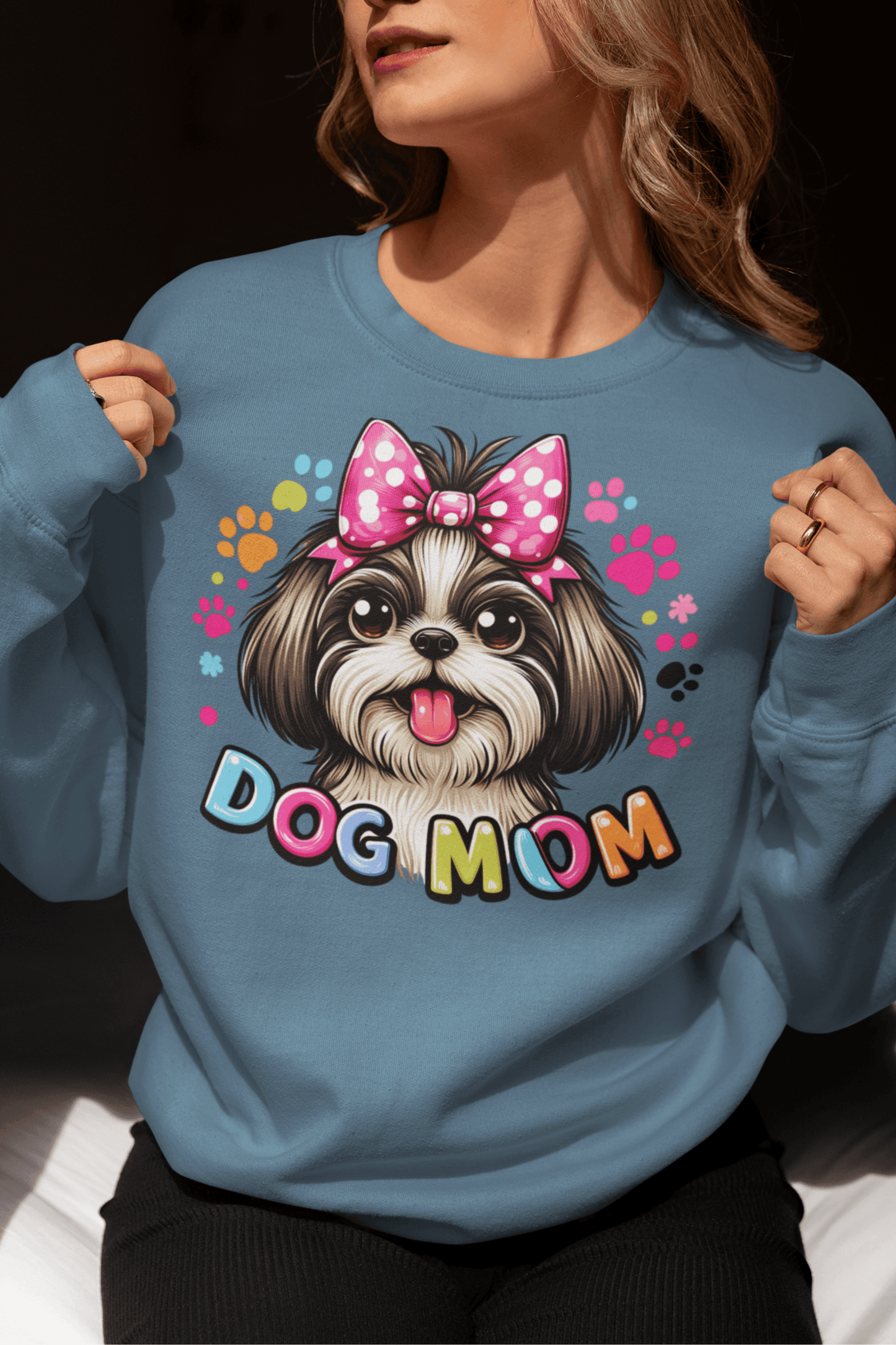 Shih Tzu Dog Mom Sweatshirt - Shih Tzu Gifts