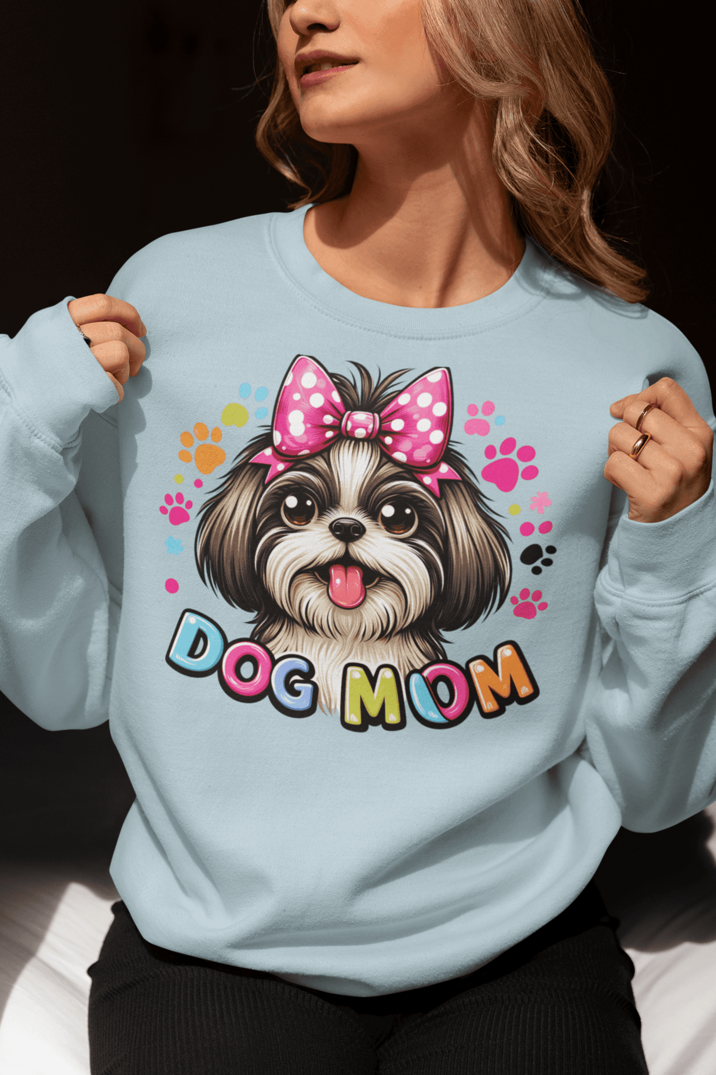 Shih Tzu Dog Mom Sweatshirt - Shih Tzu Gifts