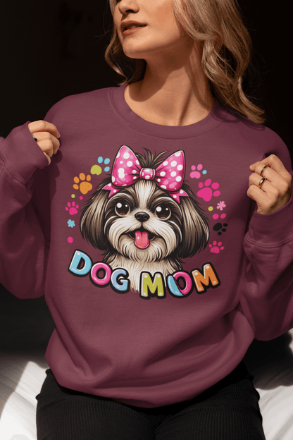 Shih Tzu Dog Mom Sweatshirt - Shih Tzu Gifts