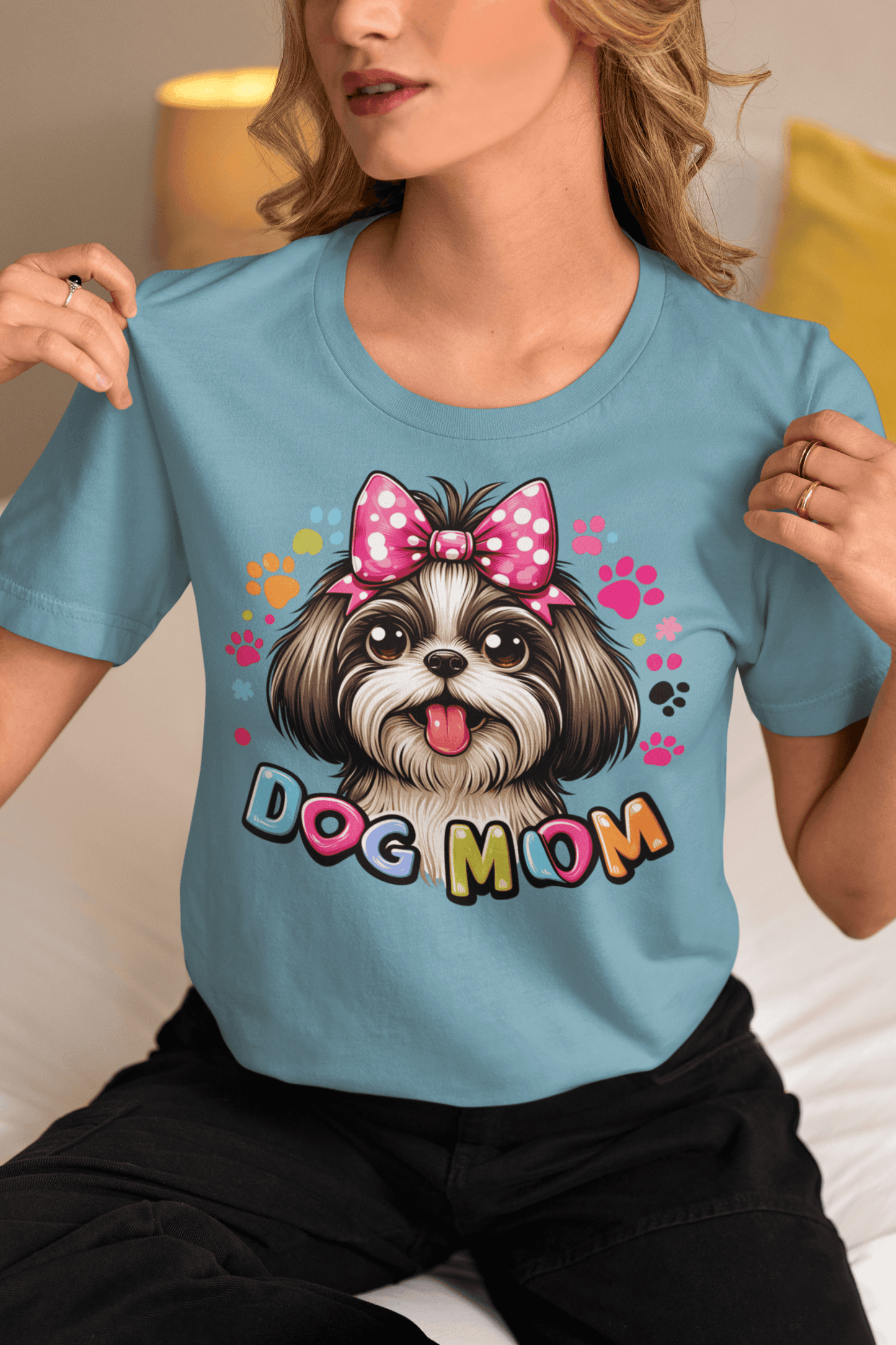 Shih Tzu Dog Mom T-Shirt – Perfect Gift for Proud Shih Tzu Lovers - Shih Tzu Gifts