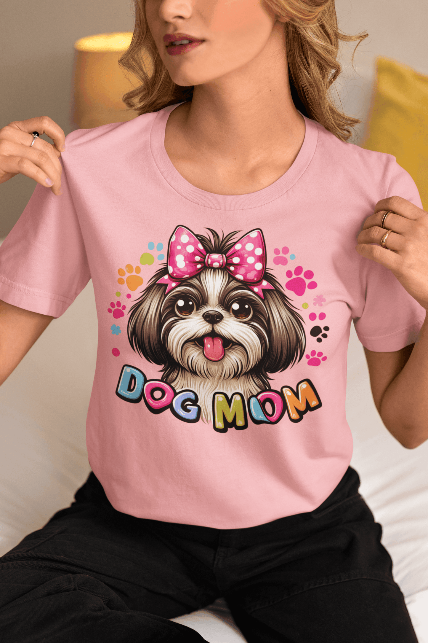 Shih Tzu Dog Mom T-Shirt – Perfect Gift for Proud Shih Tzu Lovers - Shih Tzu Gifts