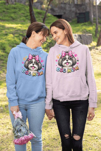 Shih Tzu Dog Mom Hooded Sweatshirt - Shih Tzu Gifts