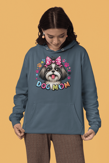 Shih Tzu Dog Mom Hooded Sweatshirt - Shih Tzu Gifts