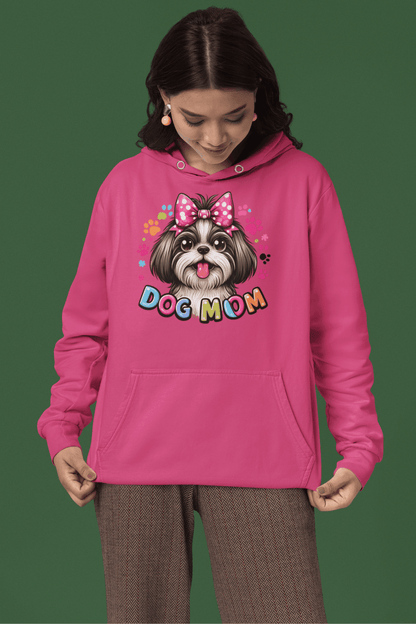 Shih Tzu Dog Mom Hooded Sweatshirt - Shih Tzu Gifts