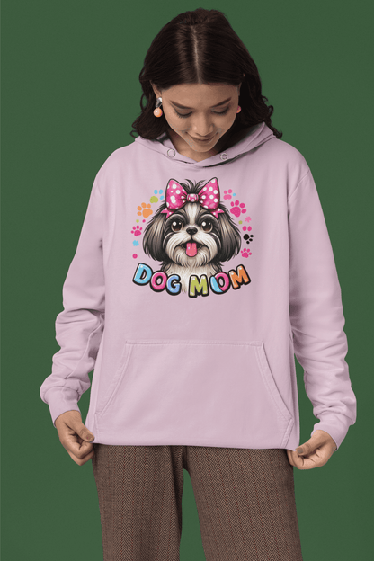 Shih Tzu Dog Mom Hooded Sweatshirt - Shih Tzu Gifts