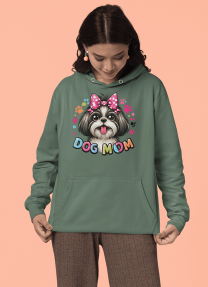 Shih Tzu Dog Mom Hooded Sweatshirt - Shih Tzu Gifts