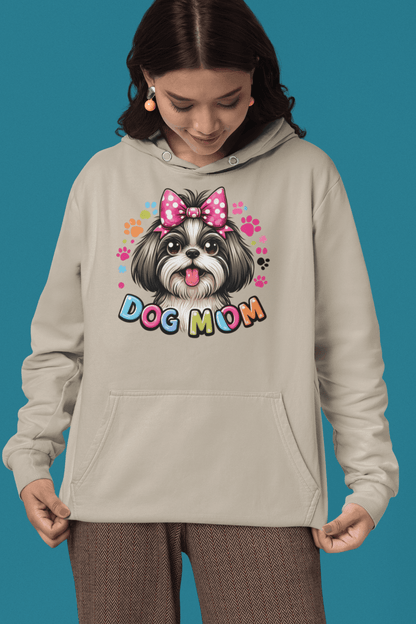 Shih Tzu Dog Mom Hooded Sweatshirt - Shih Tzu Gifts
