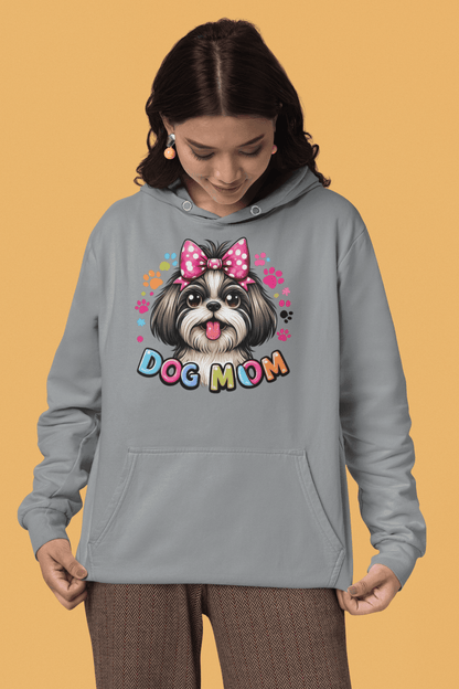Shih Tzu Dog Mom Hooded Sweatshirt - Shih Tzu Gifts