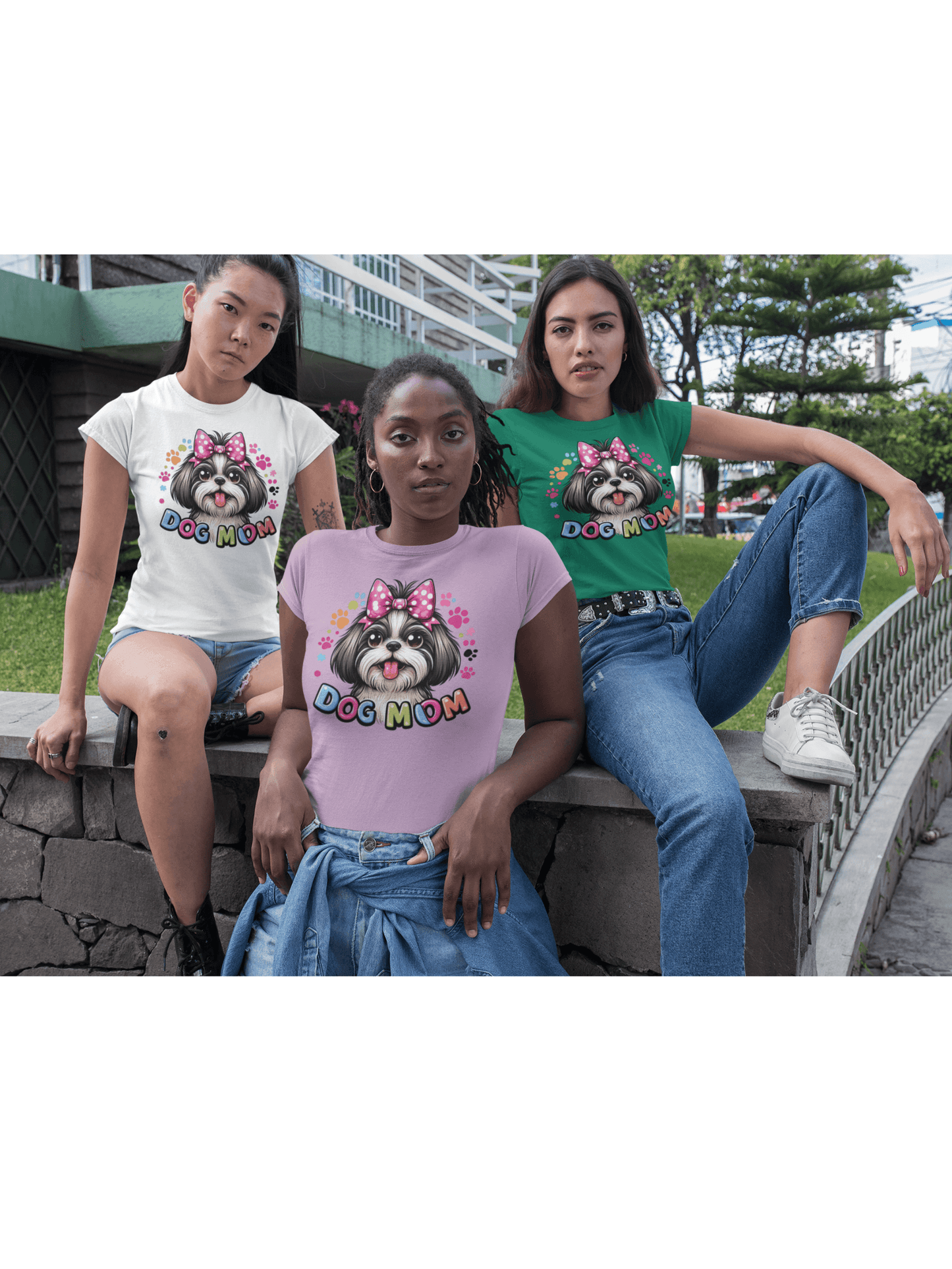 Shih Tzu Dog Mom T-Shirt – Perfect Gift for Proud Shih Tzu Lovers - Shih Tzu Gifts