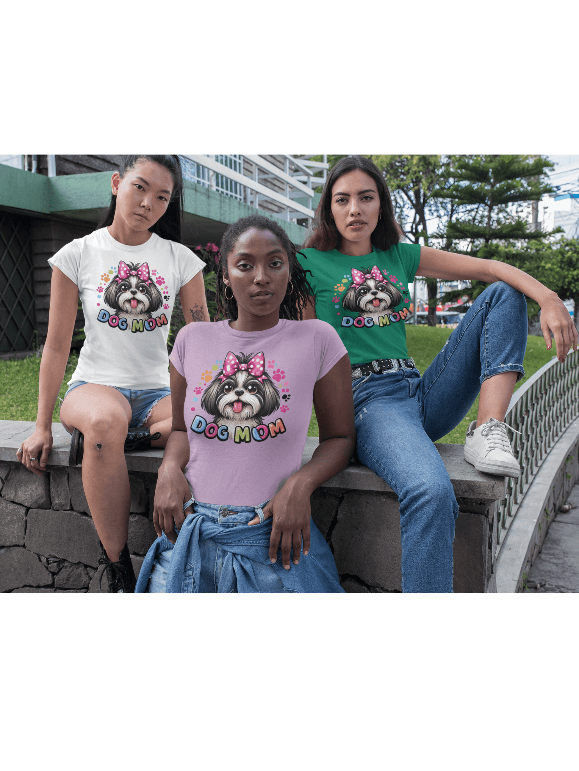 Shih Tzu Dog Mom T-Shirt – Perfect Gift for Proud Shih Tzu Lovers - Shih Tzu Gifts