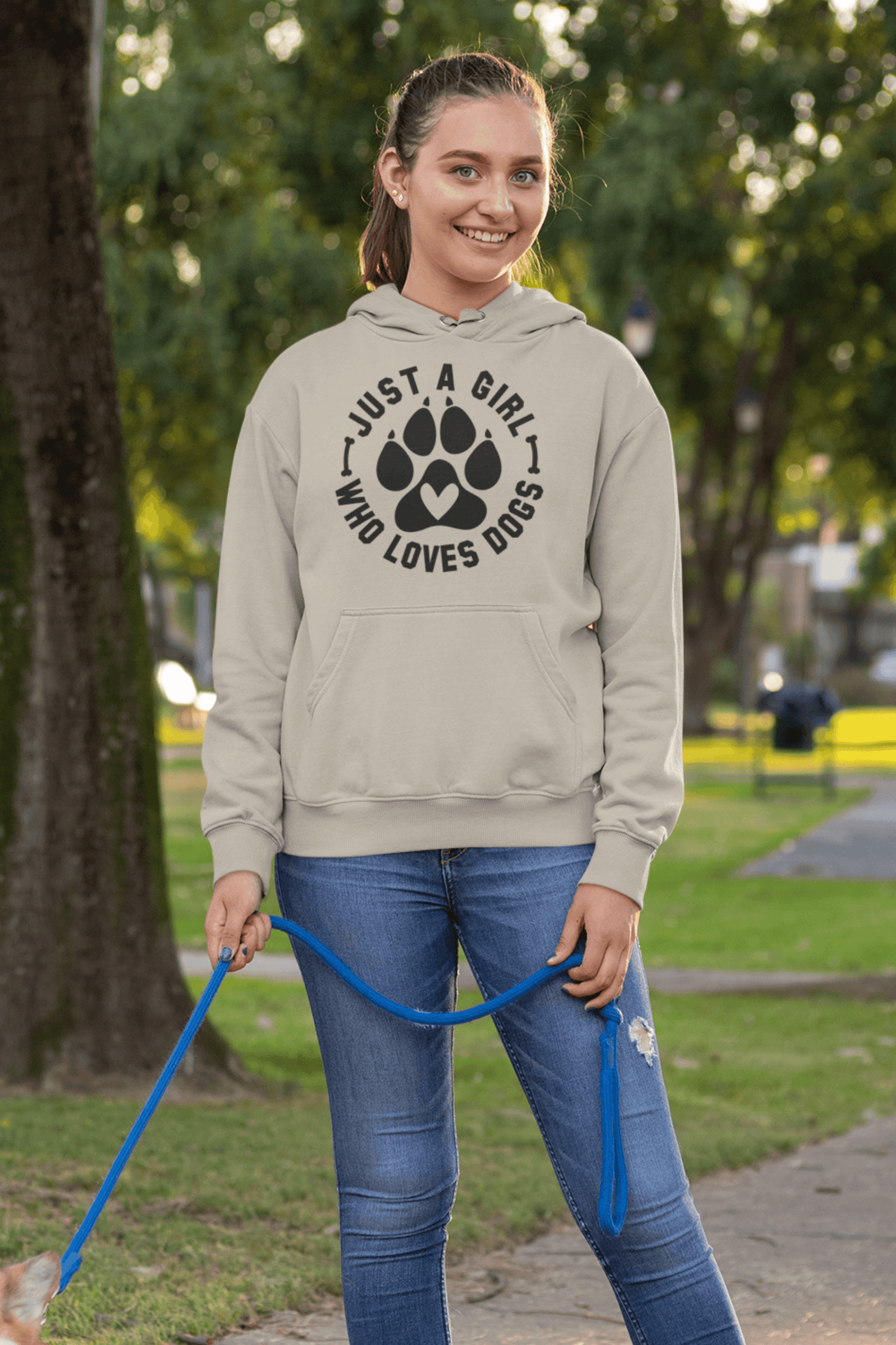 Just a Girl Who Loves Dogs Hoodie – Perfect Gift for Dog Lovers